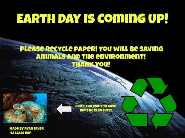 Paper Recycling Flyer